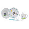 Reed & Barton Hazelnut Hollow Owl 5 Piece Dinnerware Set